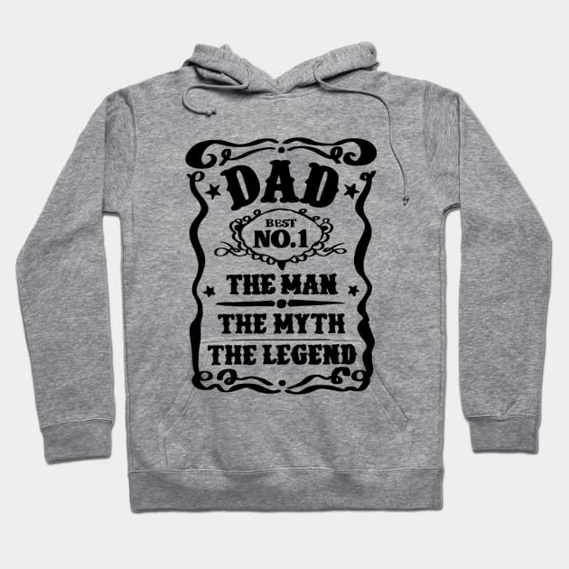 Dad  The Man Myth Legend t-shirt Hoodie by Chenstudio